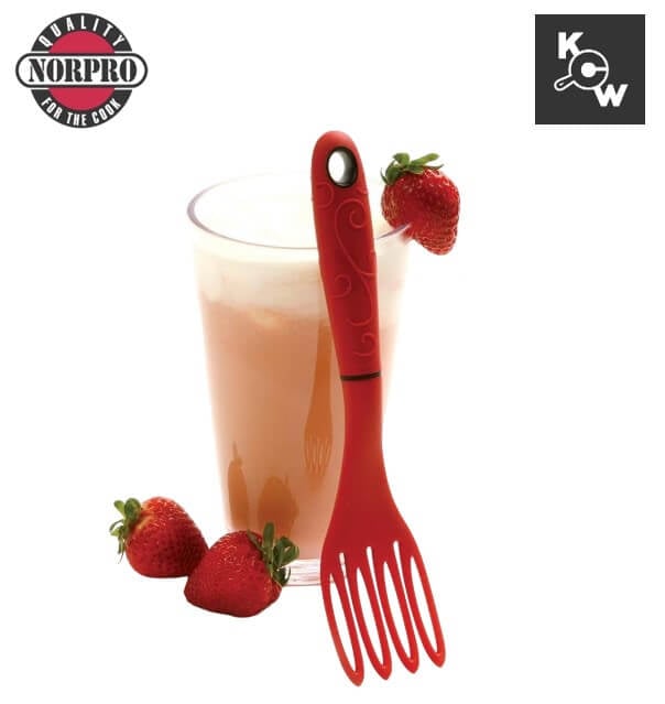 ตะกร้อตีไข่ฟิสกี้ไนลอน Norpro 1719 สีแดง